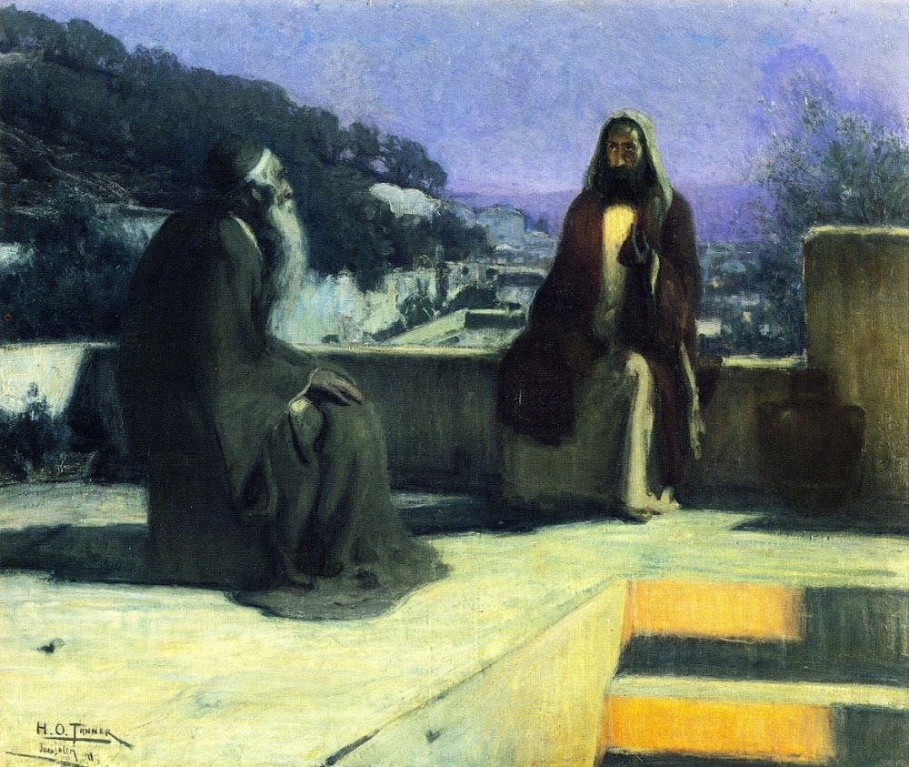 Nicodemus Visiting Jesus (Henry Ossawa Tanner, 1899, Pennsylvania Academy of Fine Arts (United States))