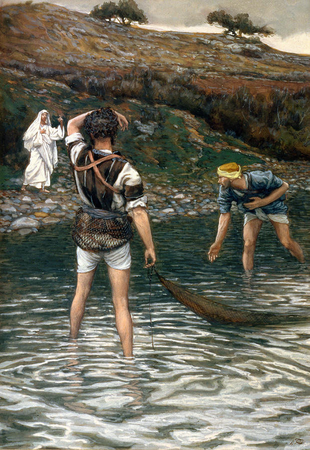 Vocation de Saint Pierre et Saint André (James Tissot, between 1886 and 1894, Brooklyn Museum)