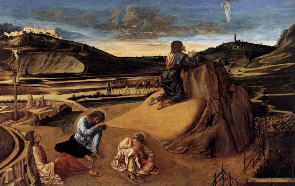 Agony in the Garden (Giovanni Bellini, c. 1465 ,  National Gallery, London)