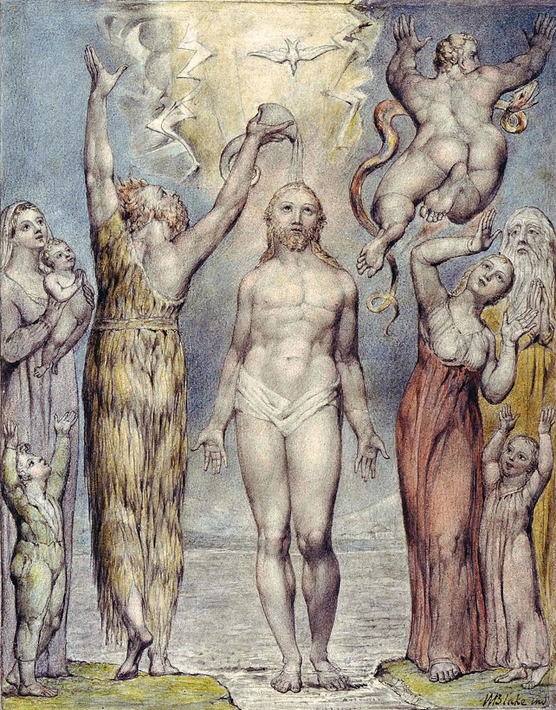 Baptism of Jesus (William Blake, 1820)