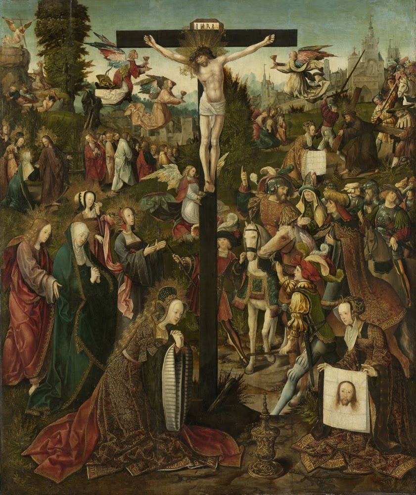 De kruisiging (Jacob Cornelisz. van Oostsanen, ca. 1507 - ca. 1510, Rijksmuseum, Amsterdam)