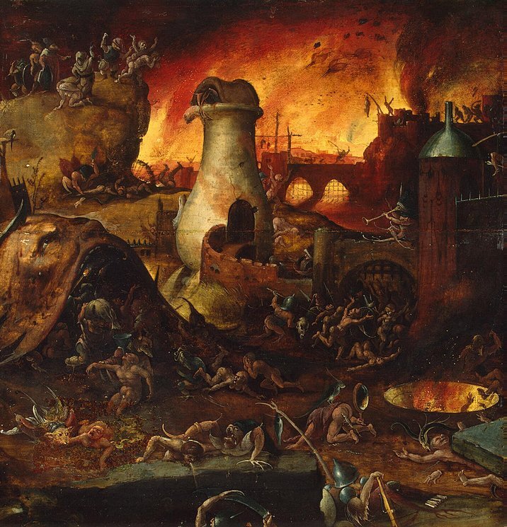 Hell (Hieronymus Bosch, Hermitage Museum, St. Petersburg, Russia)