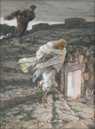 HH. Petrus en Johannes rennen naar het graf (James Tissot, 1884-1896, Brooklyn Museum, New York)