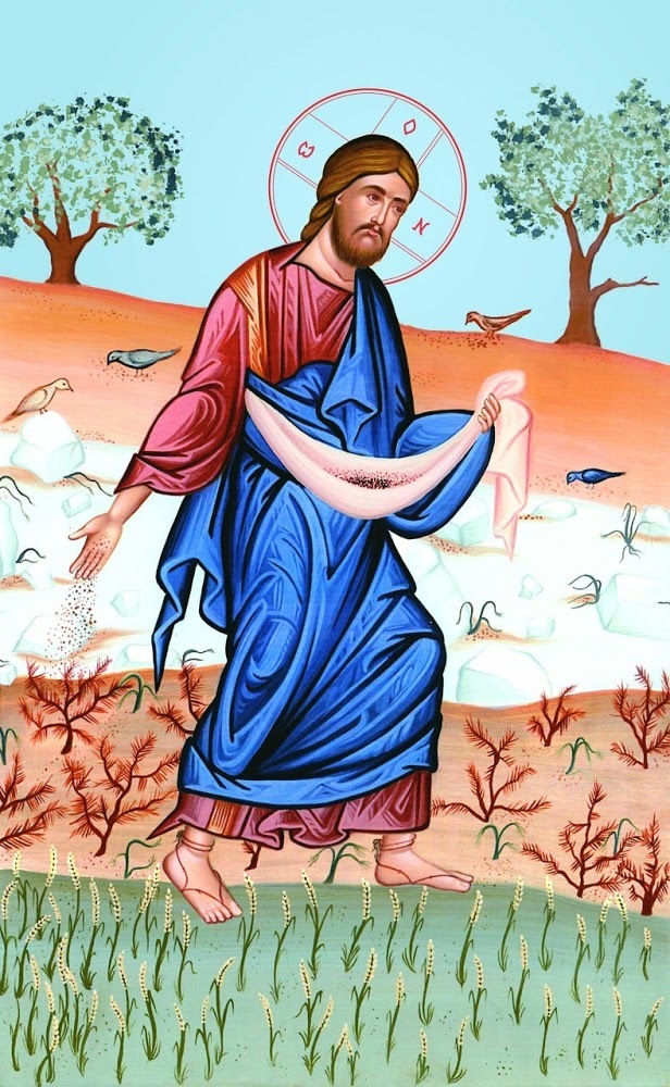 Icon of the parable of the sower (© Uncut Mountain Supply)