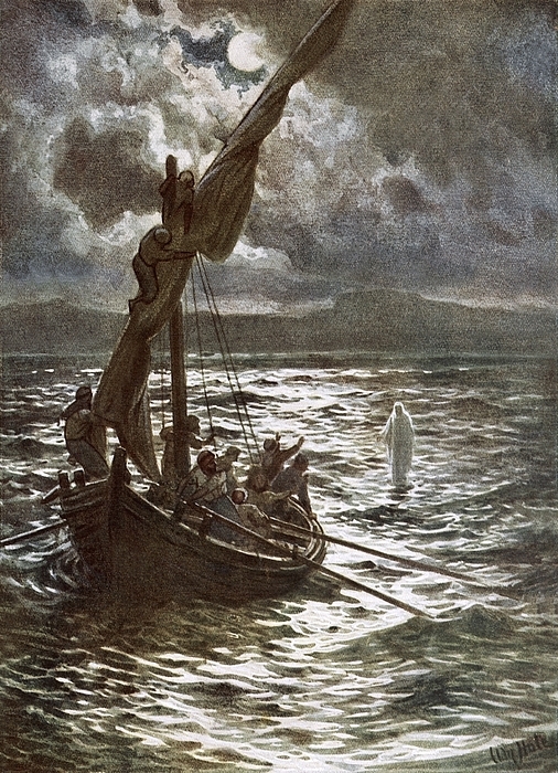 Jesus Walking Upon The Sea (William Brassey Hole)