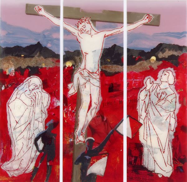 Kruisiging, Homage aan Rogier van der Weyden (Udo Braehler, 2006, © Udo Braehler)