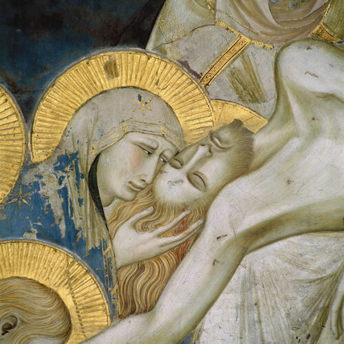 Lamentation (Pietro Lorenzetti, 1310-1329, Basilica Inferiore, Assisi)