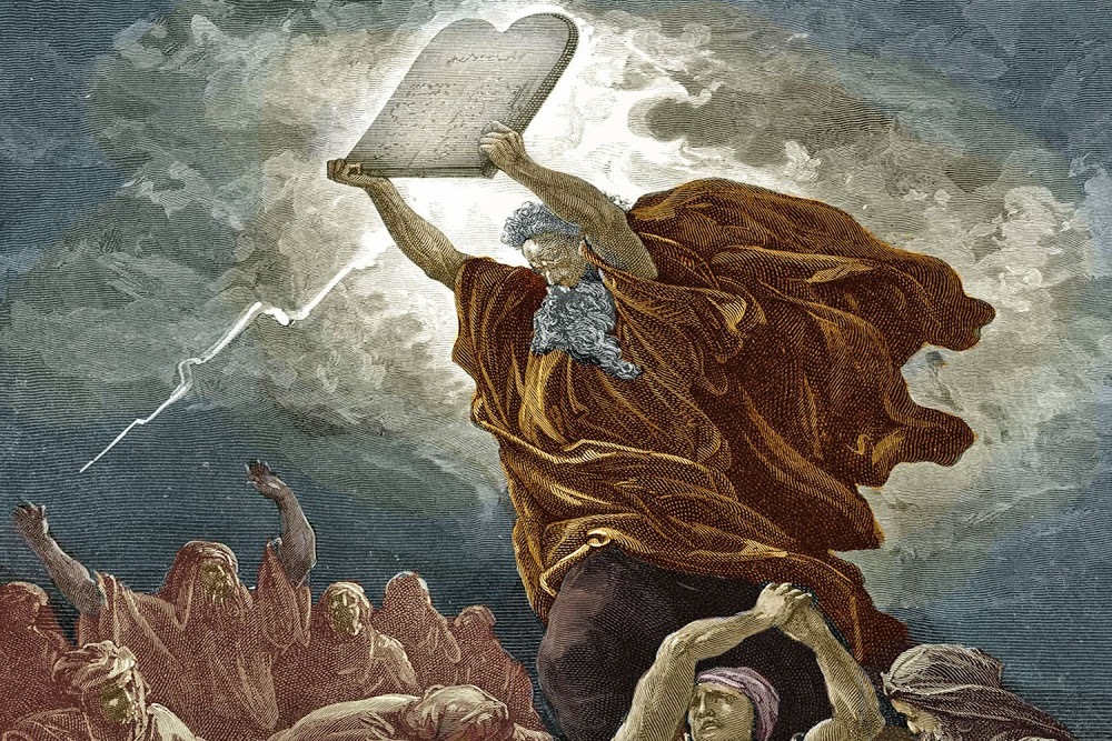 Moses and the ten commandments 