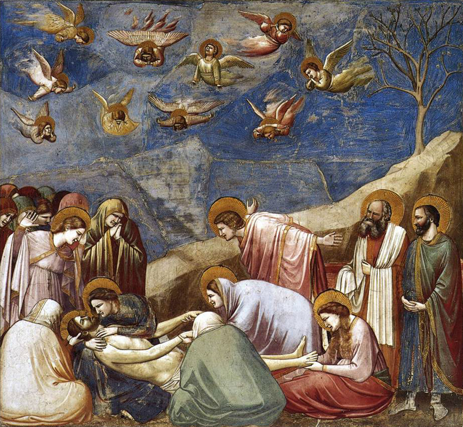 No. 36 Scenes from the Life of Christ: 20. Lamentation (The Mourning of Christ) (Giotto, 1304 - 1306, Cappella degli Scrovegni, Padua)