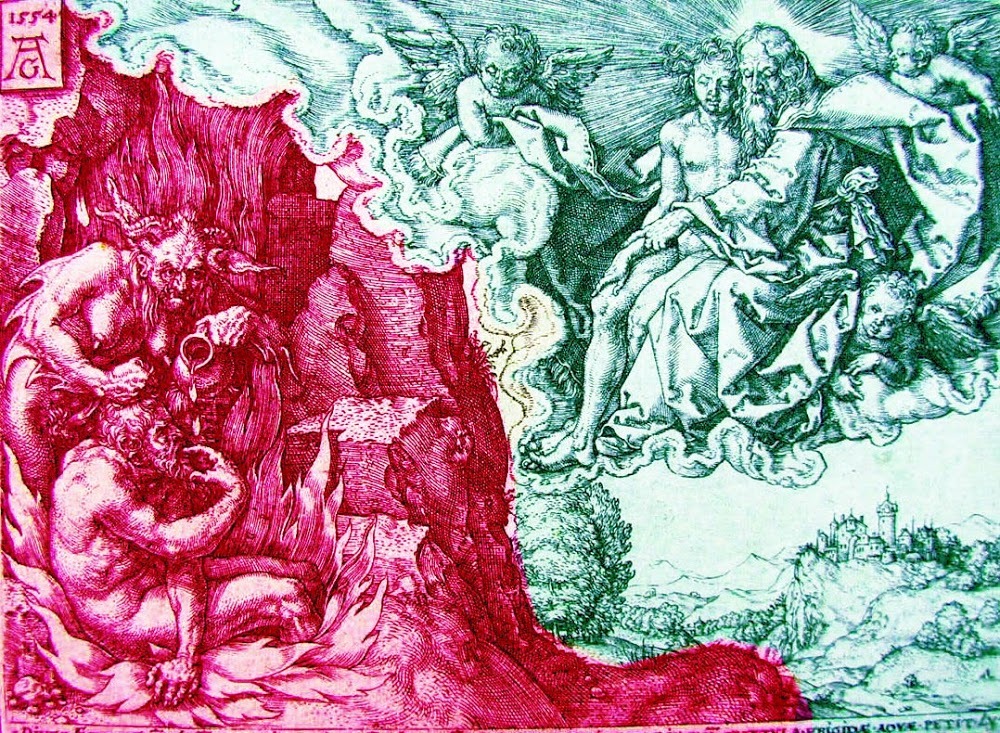 Parabel van Lazarus en de rijke man  (Heinrich Aldegrever, 1554)