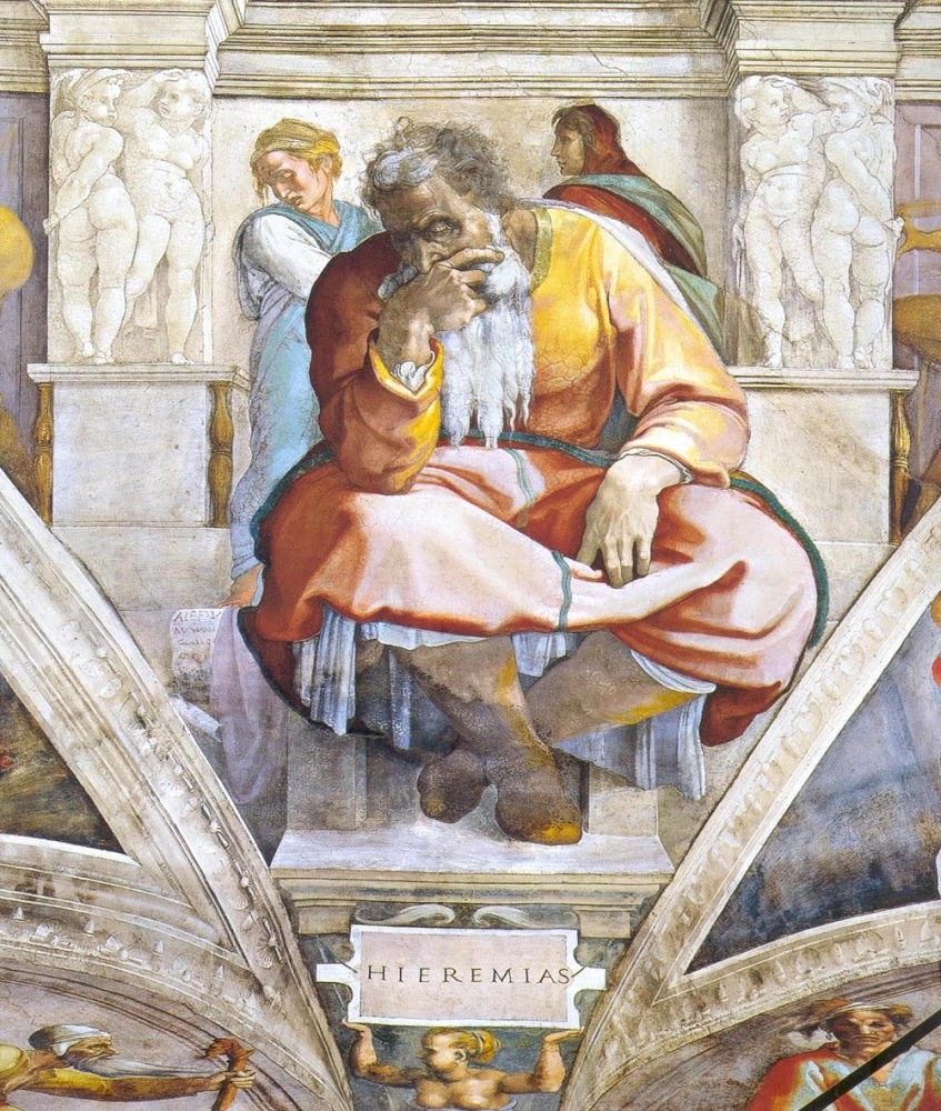 Prophet Jeremiah (Michelangelo, Sistine Chapel)