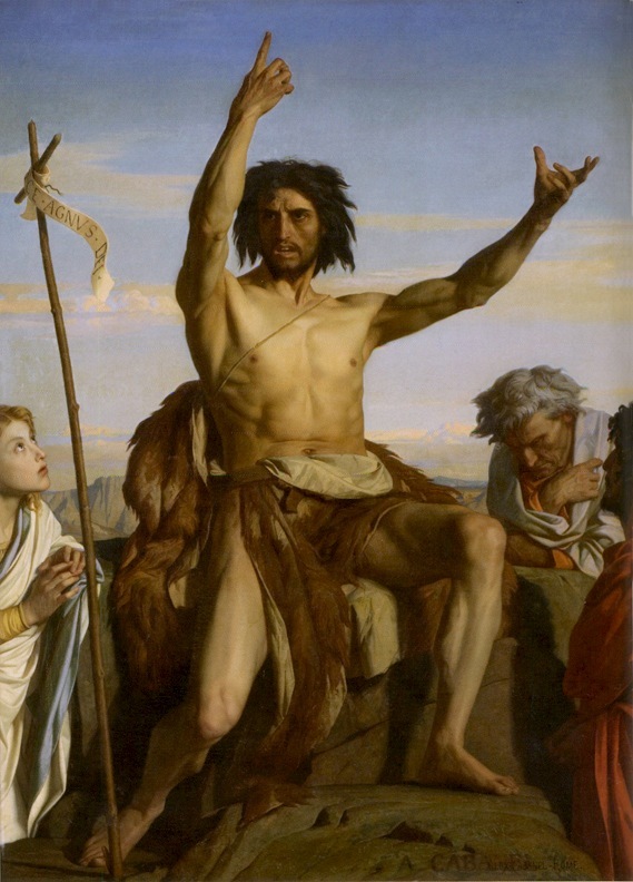 Saint John the Baptist (Alexandre Cabanel, 1849, Musée Fabre, Montpellier)