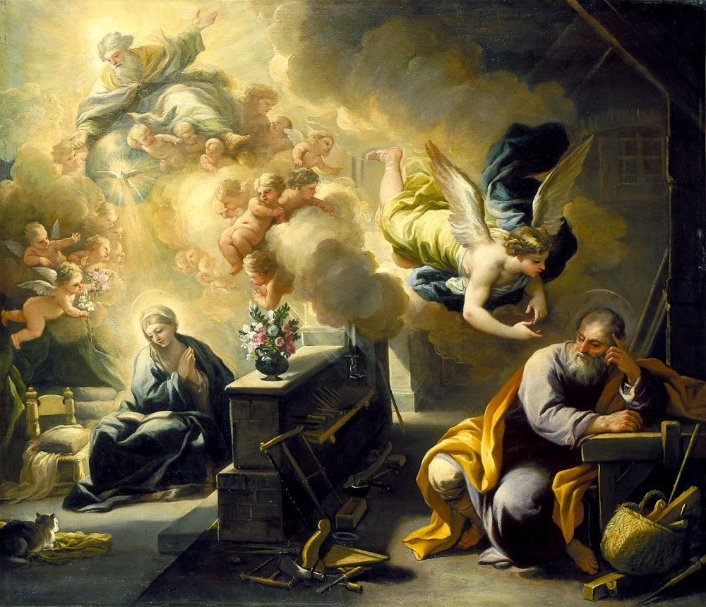 The dream of St. Joseph (Georges de la Tour, 1640, Musée des Beaux-Arts, Nantes)