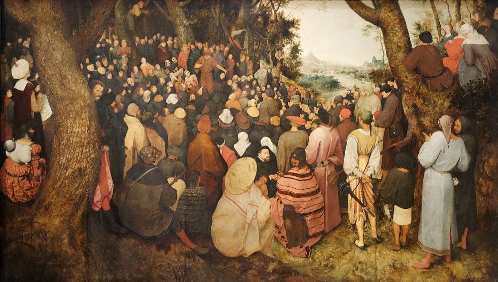 The Preaching of St. John the Baptist  (Pieter Bruegel the Elder, 1566, Museum of Fine Arts, Budapest)